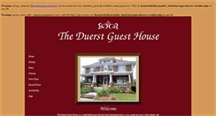 Desktop Screenshot of duerstguesthouse.com