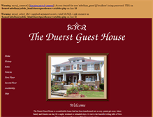 Tablet Screenshot of duerstguesthouse.com